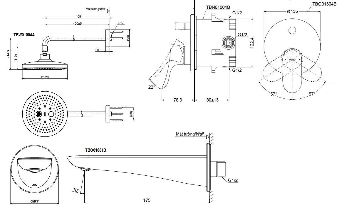ban-ve-bo-sen-tam-toto-tbg01304b-tbw01004a-tbg01001b-am-tuong Bản vẽ vòi sen TOTO TBG01304B/TBW01004A/TBG01001B âm tường