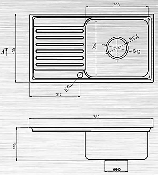 ban-ve-chau-bep-s78d-son-ha Bản vẽ kỹ thuật chậu rửa bát inox S78D Sơn Hà