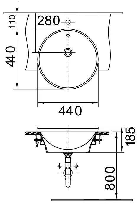 ban-ve-lavabo-american-vf-0333 Bản vẽ kích thước lavabo rửa mặt VF 0333 American