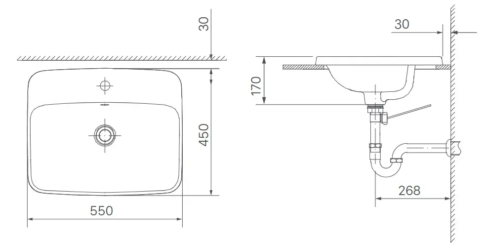 ban-ve-lavabo-inax-l-2398v Bản vẽ bồn rửa mặt lavabo Inax L2398