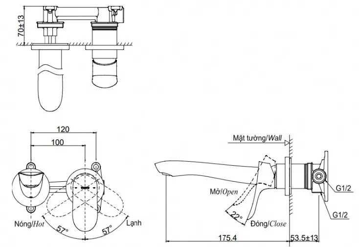 ban-ve-voi-lavabo-toto-tlg01311bb-pfg Bản vẽ vòi lavabo TLG01311BB#PFG TOTO gắn tường