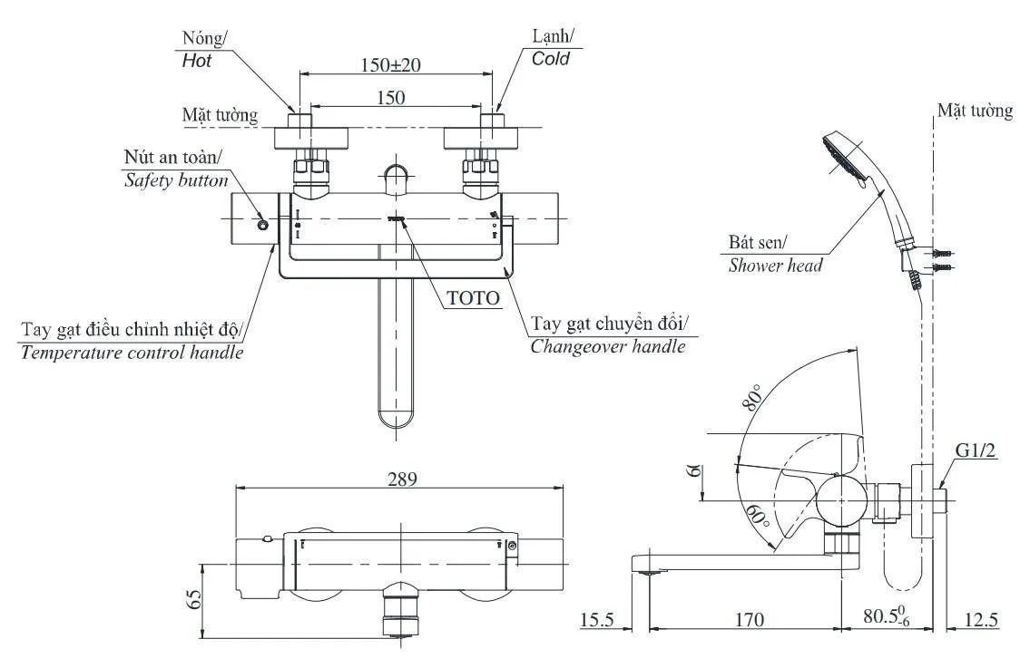 ban-ve-voi-sen-nhiet-do-toto-tbv03429v-tbw02005a Bản vẽ sen tắm xả bồn TBV03429V TBW02005A