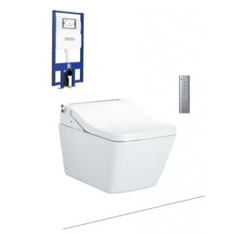 Bồn Cầu TOTO CW522EA/TCF804C2Z/WH172ATT Nắp Điện Tử Treo Tường  Bồn Cầu Vệ Sinh