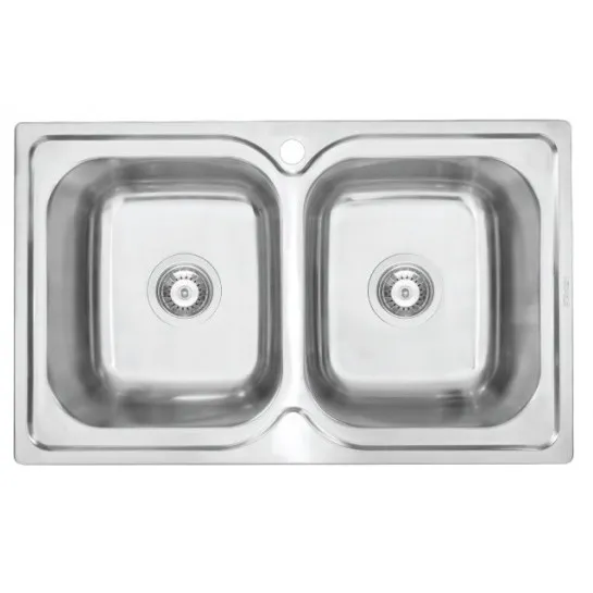 Chậu Bếp Hafele HS19-SSN2R90 567.23.010 Hai Hộc Inox 304 Chậu Rửa Chén