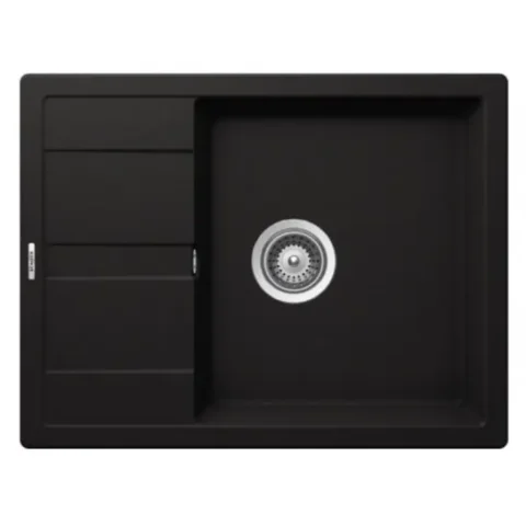 Chậu Bếp Hafele HS20-GED1R60 570.30.340 Một Hộc Inox 304 Màu Đen Chậu Rửa Chén