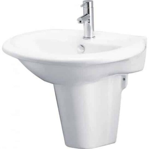 Chậu Rửa Lavabo Kèm Chân Ngắn L2360/P2439 Chậu Rửa Lavabo