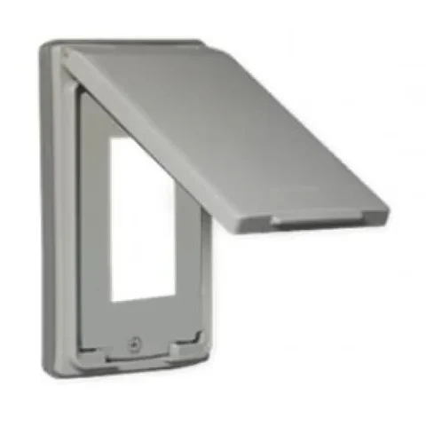 Mặt Công Tắc Panasonic WEG7903 Dòng Wide 3 Thiết Bị Có Nắp Che Công Tắc - Ổ Cắm