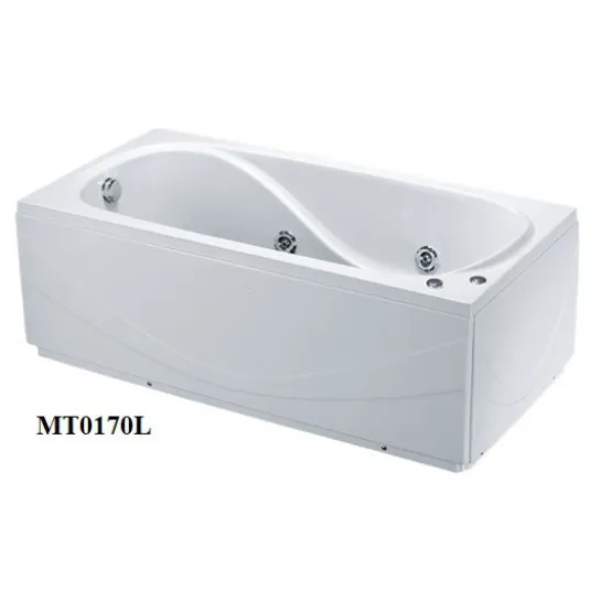 Bồn Tắm Massage 1.7M Chân Yếm CAESAR MT0170L/R Bồn Tắm