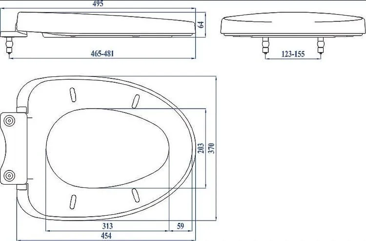 ban-ve-nap-bon-cau-american-491000s-wt-1 Bản vẽ kích thước nắp nhựa 491000S-WT American đóng êm