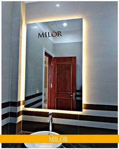 Gương đèn led hắt hình chữ nhật Hà Nội