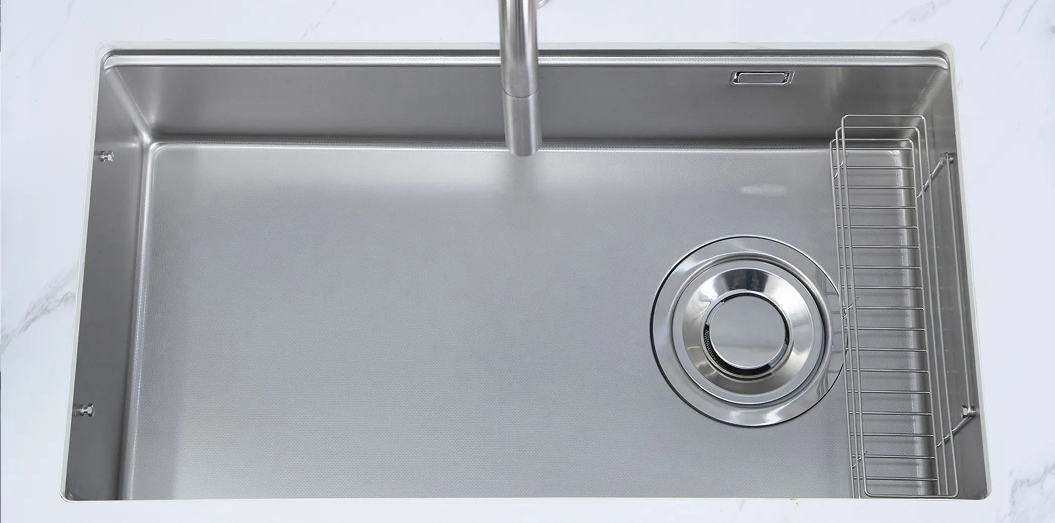 Bát rác đặt lệch chậu rửa bát Kluger KY8045FS-S80 Toya Series