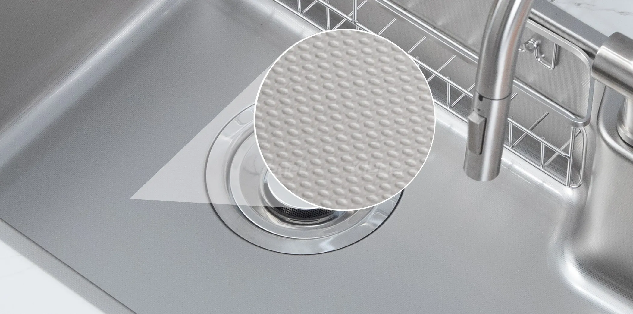 Bề mặt LINEN chậu rửa bát Kluger KH8048FS-S80