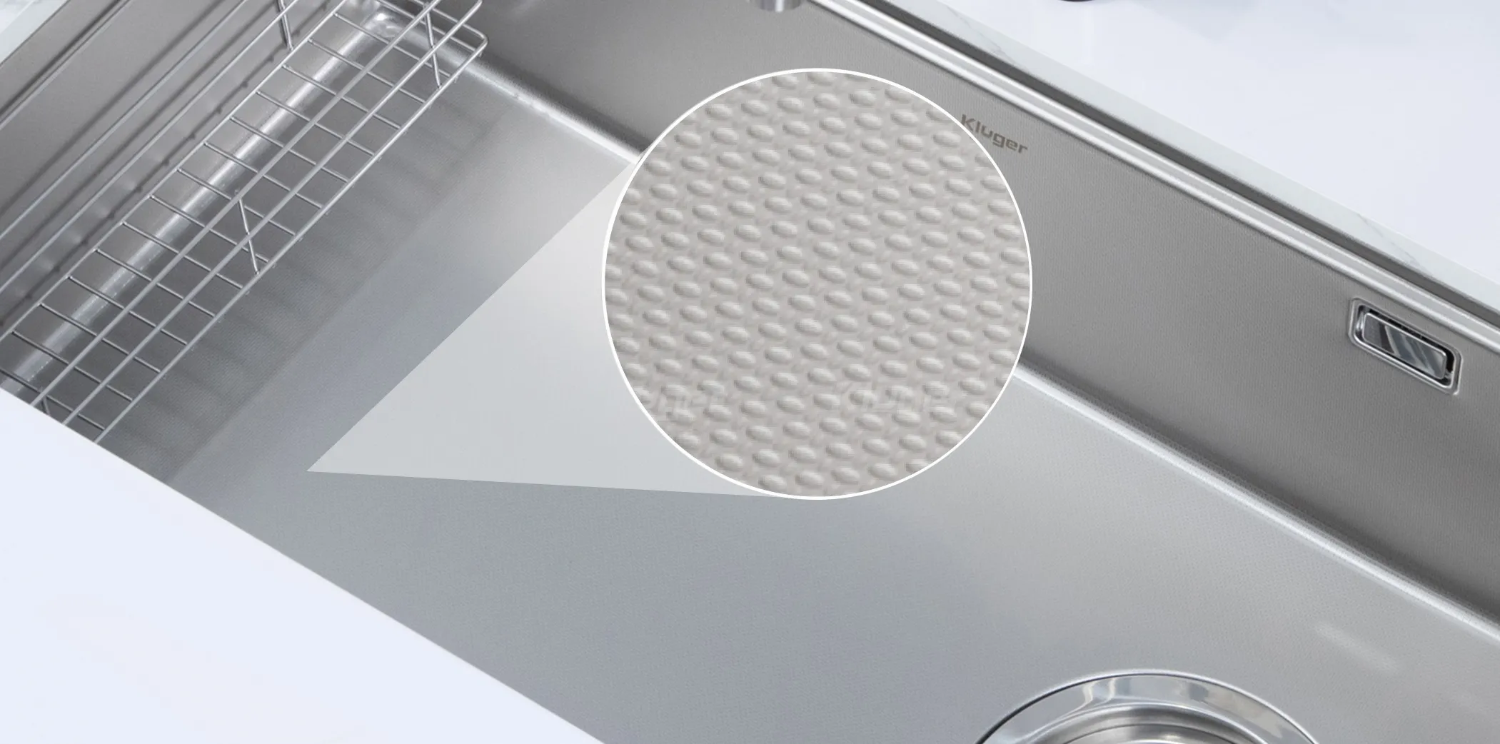 Bề mặt LINEN chậu rửa bát Kluger KY8045FS-S80 Toya Series