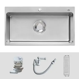 Chậu rửa bát Kluger KF8850FS Basic phiên bản mở rộng, tăng không gian sử dụng