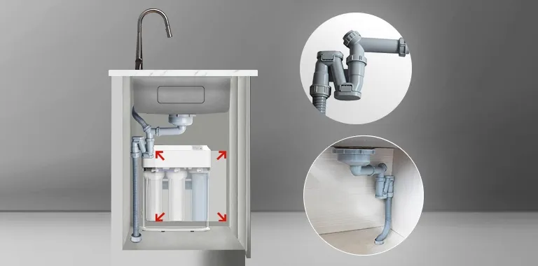 Chậu rửa bát Kluger KH8048FS-S80 thiết kế tối ưu khoang tủ bếp