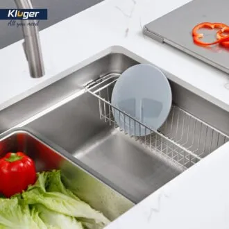 Chậu rửa bát Kluger KU8844FS lắp âm bàn bếp, thiết kế phong cách Châu Âu hiện đại