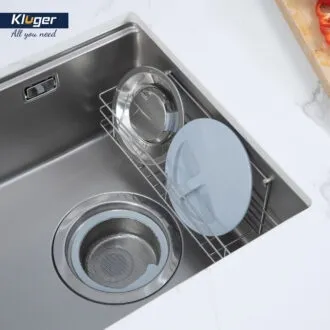 Chậu rửa bát Kluger KY8045SL Basic phiên bản mới cùng hệ thống bát rác