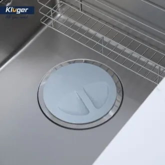 Chậu rửa bát Kluger KY8045SL Basic phiên bản mới cùng hệ thống bát rác