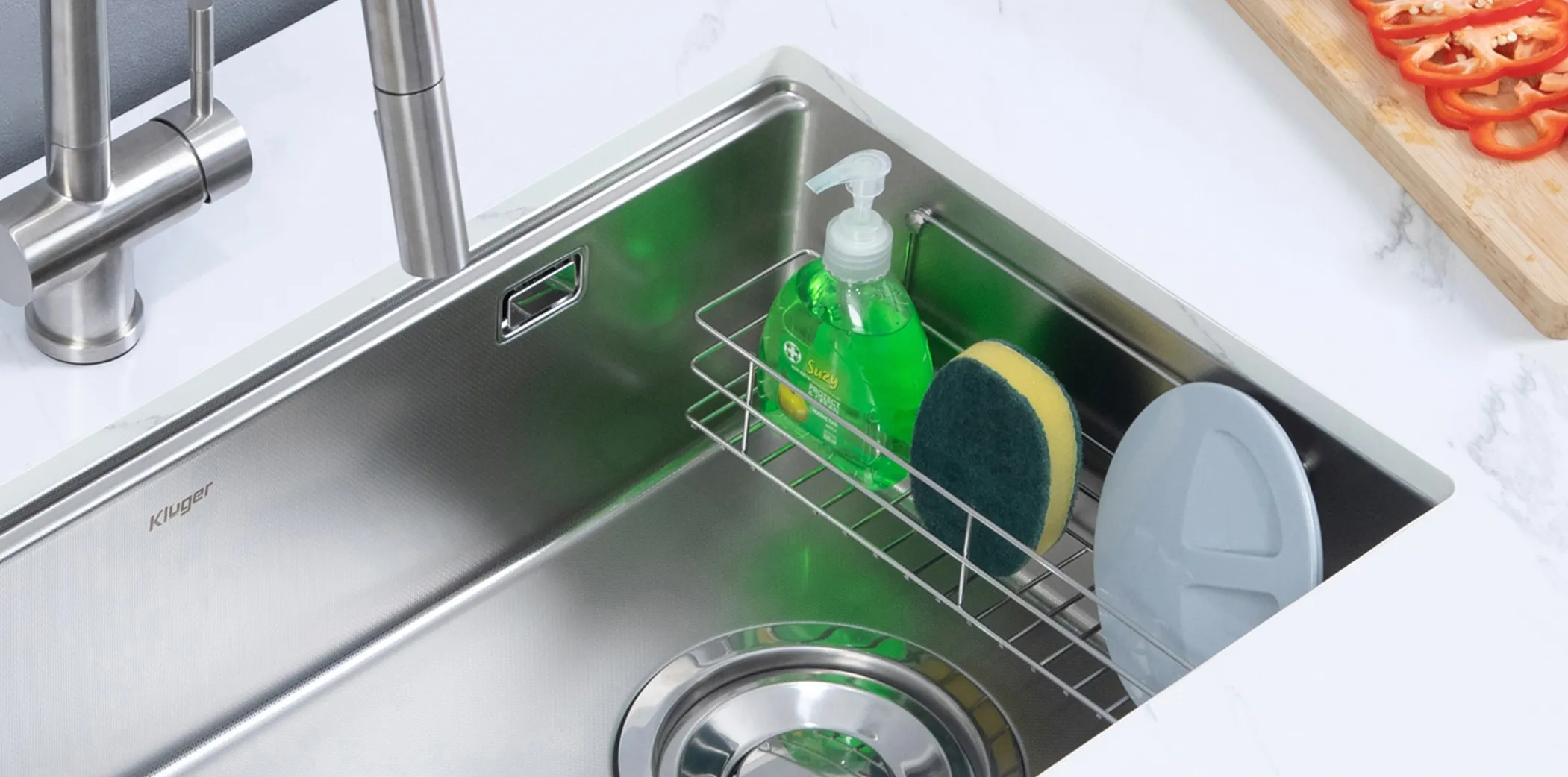 Giỏ đựng chậu rửa bát Kluger KY8045FS-S80 Toya Series