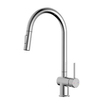Vòi rửa bát Kluger KLF0008SC dây rút nóng lạnh thế hệ mới Vòi rửa bát Kluger KLF0008SC dây rút nóng lạnh thế hệ mới