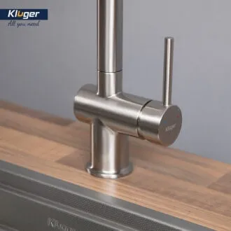 Vòi rửa bát Kluger KLF0008SS dây rút nước nóng lạnh thế hệ mới cho chậu bếp Vòi rửa bát Kluger KLF0008SS dây rút nước nóng lạnh thế hệ mới cho chậu bếp