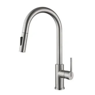 Vòi rửa bát Kluger KLF0030S dây rút nóng lạnh nhập khẩu Vòi rửa bát Kluger KLF0030S dây rút nóng lạnh nhập khẩu