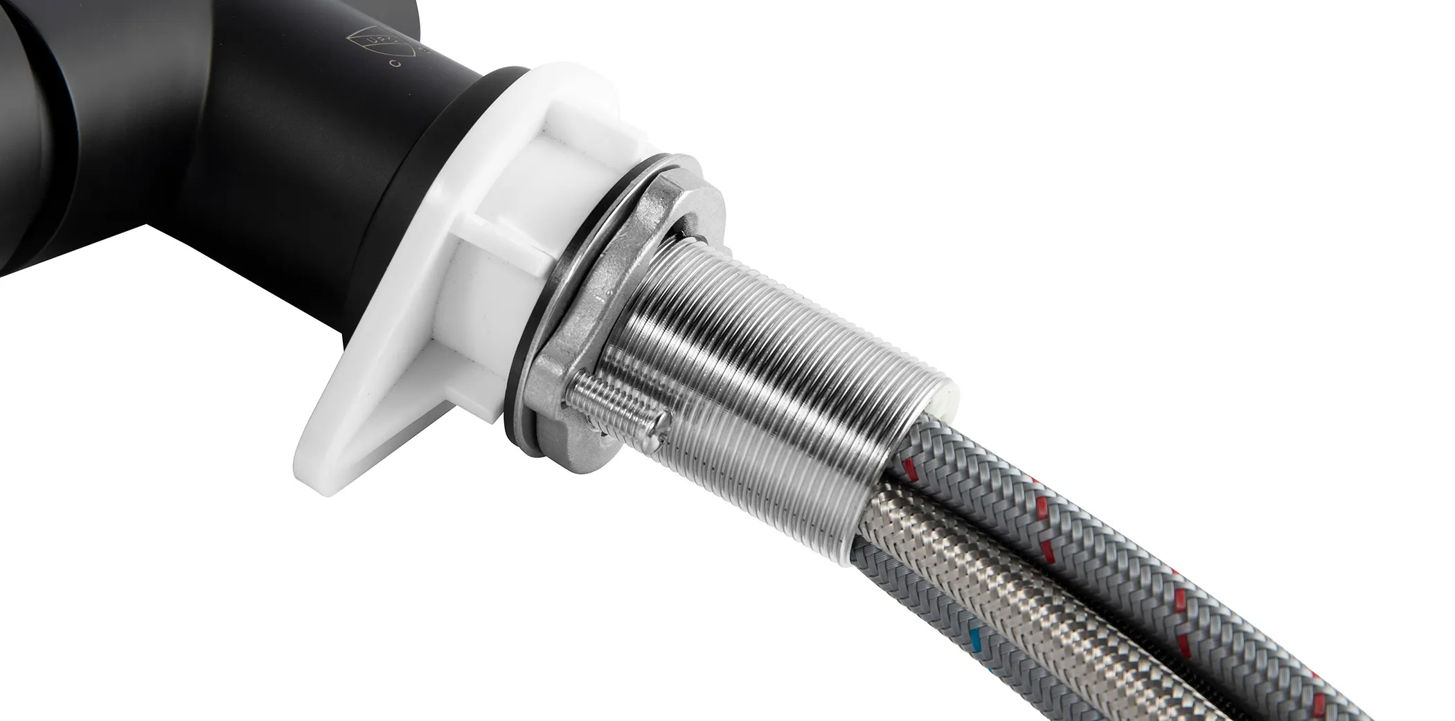 Bộ đai cường lực SS304 vòi rửa bát Kluger Bộ đai cường lực SS304 vòi rửa bát Kluger