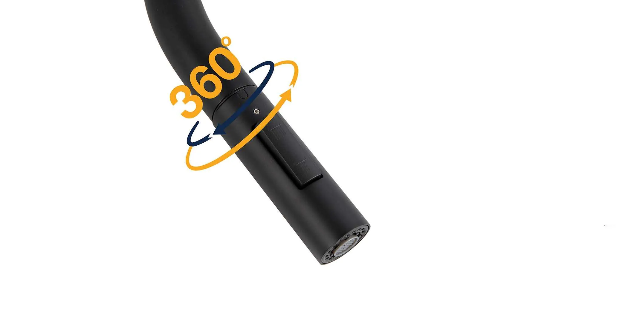 Đầu vòi rửa bát Kluger KLF0008B xoay 360 độ Đầu vòi rửa bát Kluger KLF0008B xoay 360 độ