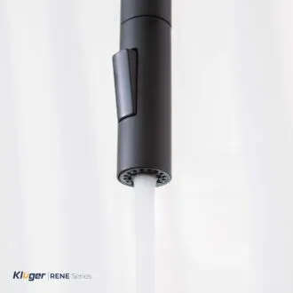 Vòi rửa bát Kluger KLF0008SB màu đen dây rút nóng lạnh thế hệ mới Vòi rửa bát Kluger KLF0008SB màu đen dây rút nóng lạnh thế hệ mới
