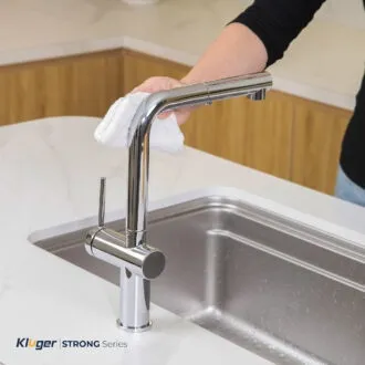 Vòi rửa bát Kluger KLF0034C dây rút tiện nghi, sản phẩm dễ dàng vệ sinh