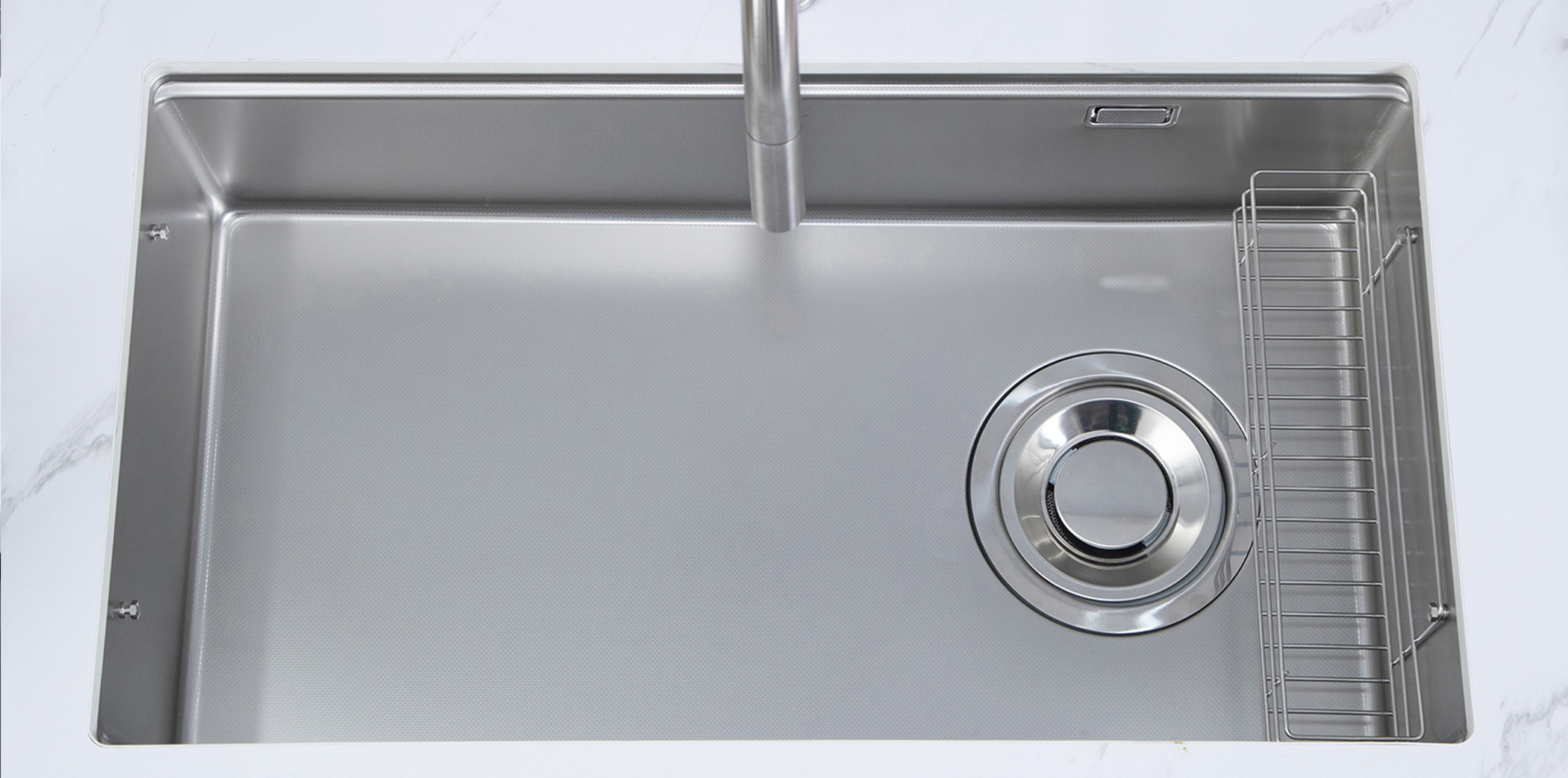 Bát rác đặt lệch chậu rửa bát Kluger KY8045FS-S80 Toya Series