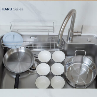 Chậu rửa bát Kluger KH8050SL Plus bộ sưu tập HARU Series cao cấp - Khả năng lưu trữ