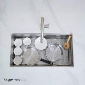 Chậu rửa bát Kluger KY8045SL bộ sưu tập TOYA Series nhập khẩu chính hãng