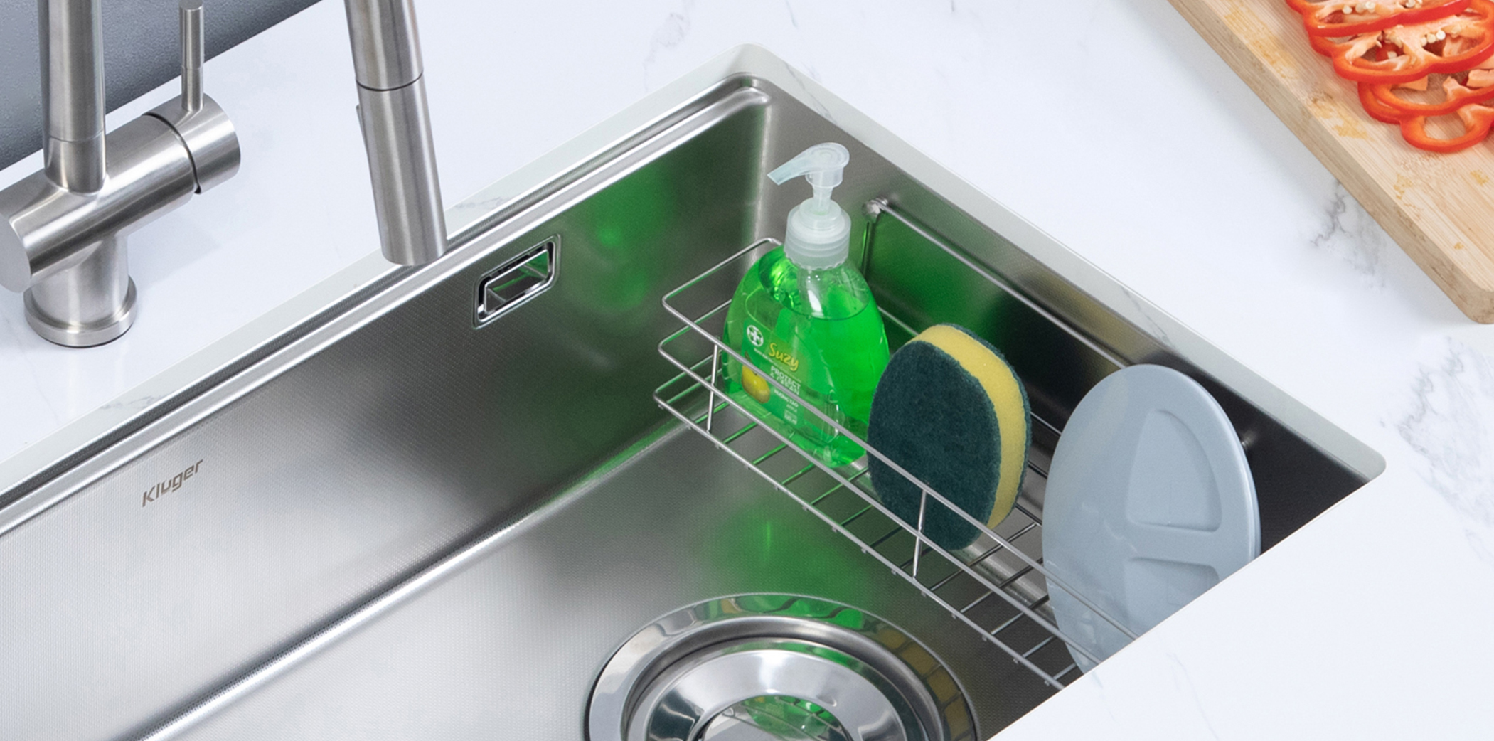 Giỏ đựng chậu rửa bát Kluger KY8045FS-S80 Toya Series