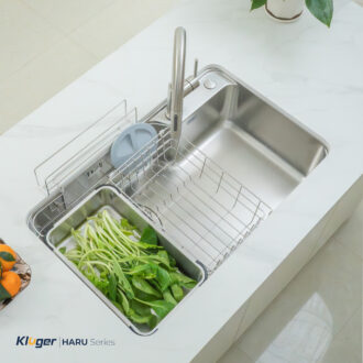 Chậu rửa bát Kluger KH8050ST Plus phong cách Nhật bề mặt Satin trơn Chậu rửa bát Kluger KH8050ST Plus phong cách Nhật bề mặt Satin trơn