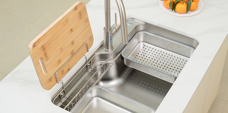 Giỏ đựng đồ đa năng chậu rửa bát 1 hố Kluger KF7848FS DO Giỏ đựng đồ đa năng chậu rửa bát 1 hố Kluger KF7848FS DO