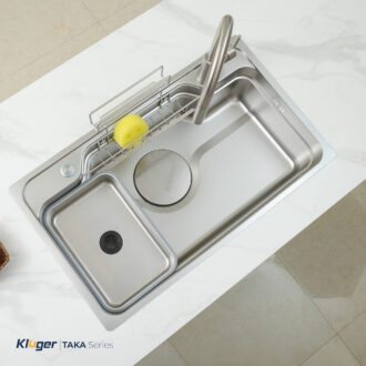 Chậu rửa bát Kluger KF8248FS kích thước lớn, tích hợp nhiều phụ kiện Chậu rửa bát Kluger KF8248FS kích thước lớn, tích hợp nhiều phụ kiện