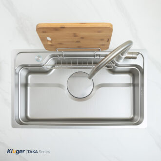 Chậu rửa bát Kluger KF8248FS kích thước lớn, bề mặt LINEN hạn chế vết trầy xước Chậu rửa bát Kluger KF8248FS kích thước lớn, bề mặt LINEN hạn chế vết trầy xước