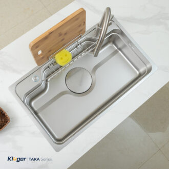 Chậu rửa bát Kluger KF8248FS kích thước lớn, tích hợp nhiều phụ kiện Chậu rửa bát Kluger KF8248FS kích thước lớn, tích hợp nhiều phụ kiện