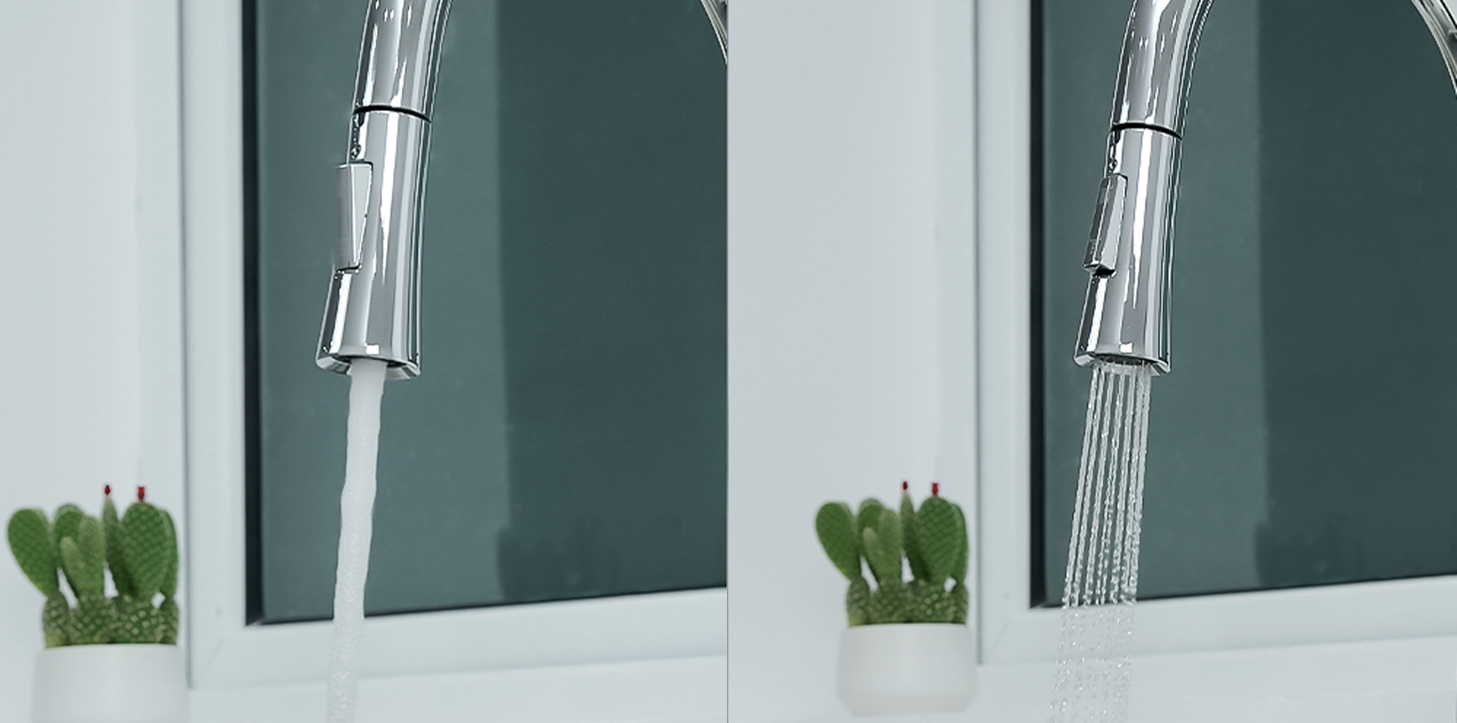 Đầu vòi rửa bát Kluger KLF0009C phun chức năng kép