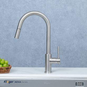 Vòi rửa bát Kluger KLF0031S thế hệ mới, bề mặt Satin chống bám dấu vân tay Vòi rửa bát Kluger KLF0031S thế hệ mới, bề mặt Satin chống bám dấu vân tay