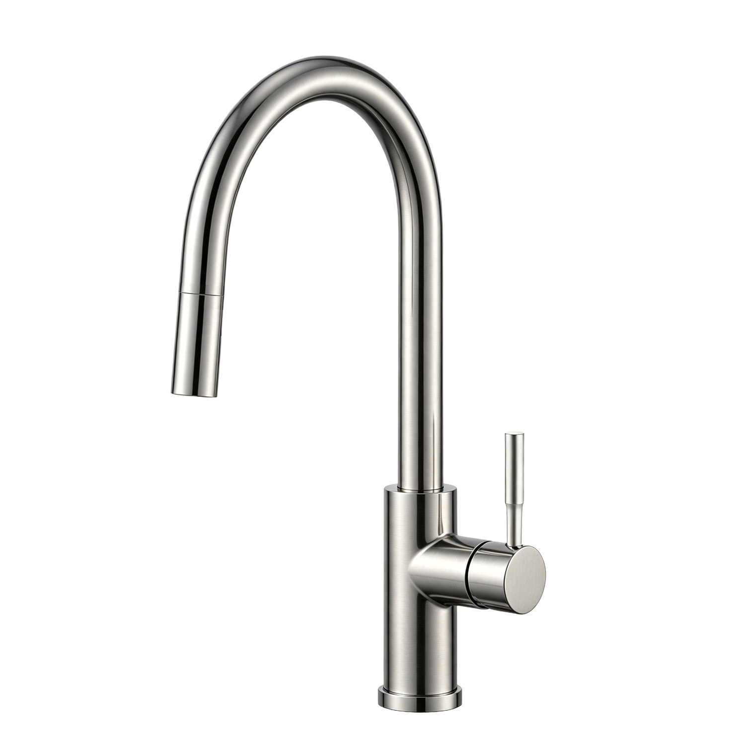 Vòi rửa bát Kluger KLF0031SS thế hệ mới, bề mặt Satin chống bám dấu vân tay