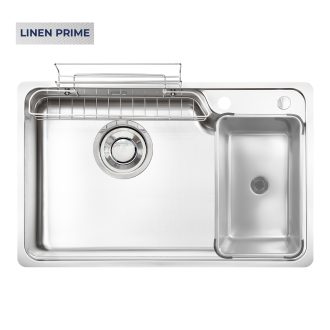 Chậu rửa bát Kluger KH8050FSP PRIME thế hệ mới, bề mặt Linen cải tiến Chậu rửa bát Kluger KH8050FSP PRIME thế hệ mới, bề mặt Linen cải tiến