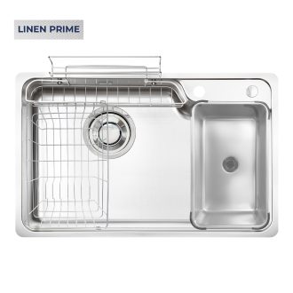 Chậu rửa bát Kluger KH8050FSP PRIME thế hệ mới, bề mặt Linen cải tiến Chậu rửa bát Kluger KH8050FSP PRIME thế hệ mới, bề mặt Linen cải tiến