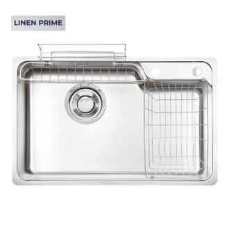 Chậu rửa bát Kluger KH8050FSP PRIME thế hệ mới, bề mặt Linen cải tiến Chậu rửa bát Kluger KH8050FSP PRIME thế hệ mới, bề mặt Linen cải tiến