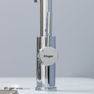 Vòi rửa bát Kluger KLF0031C thế hệ mới, bề mặt mạ Chrome sáng bóng, dễ vệ sinh