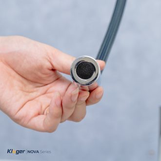 Vòi rửa bát Kluger KLF0031C thế hệ mới, bề mặt mạ Chrome sáng bóng, dễ vệ sinh