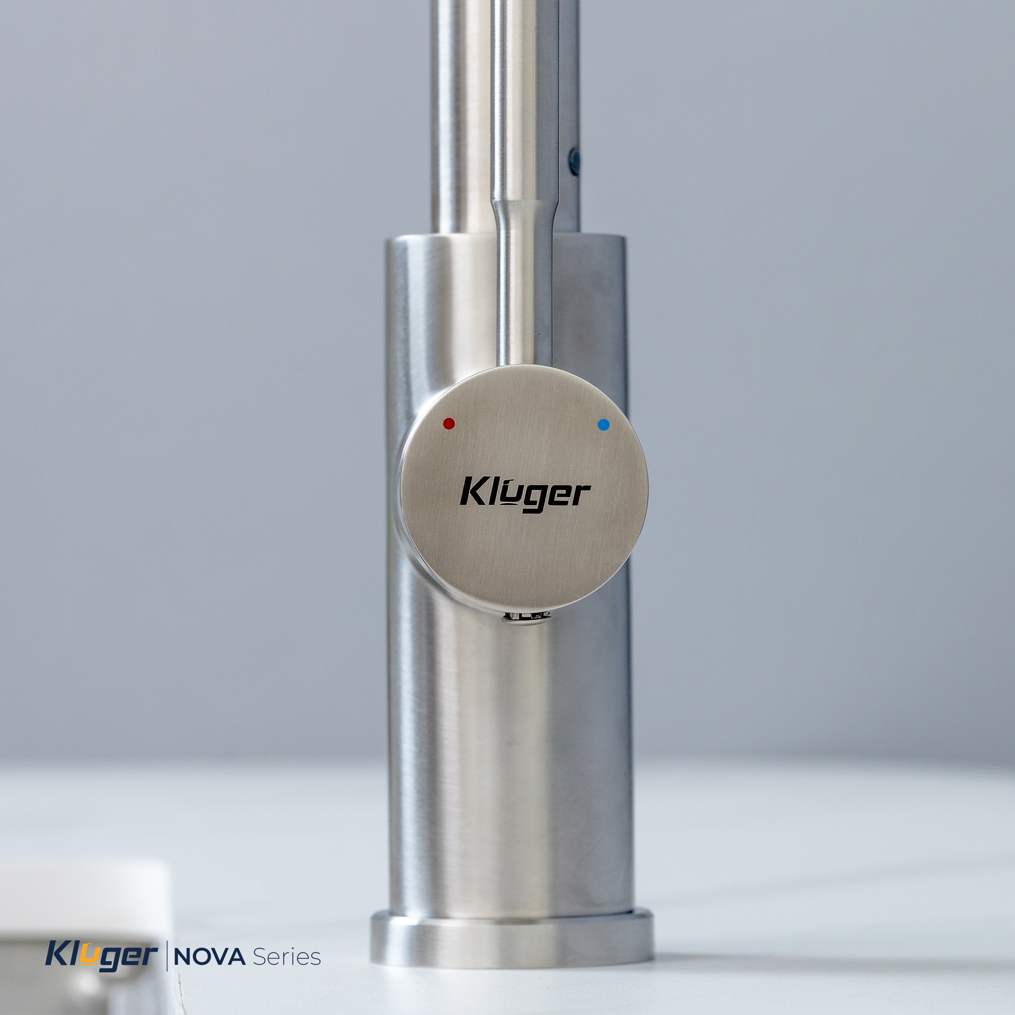 Vòi rửa bát Kluger KLF0031S thế hệ mới, bề mặt Satin chống bám dấu vân tay