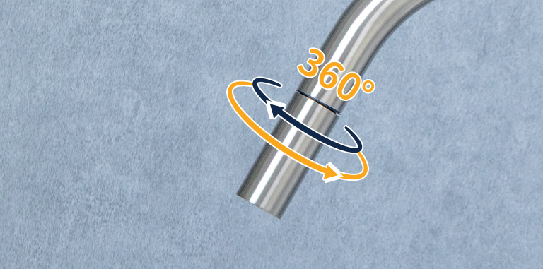 Đầu vòi rửa bát Kluger KLF0031S xoay 360 độ tiện nghi Đầu vòi rửa bát Kluger KLF0031S xoay 360 độ tiện nghi